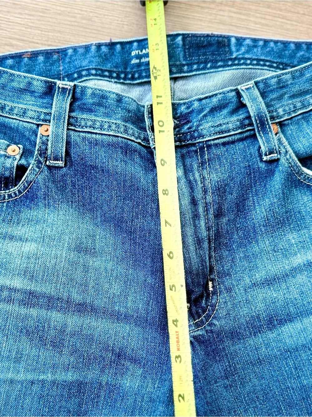 AG Adriano Goldschmied Dylan Slim Skinny Jeans Men's 33x34 Blue Denim Stretch